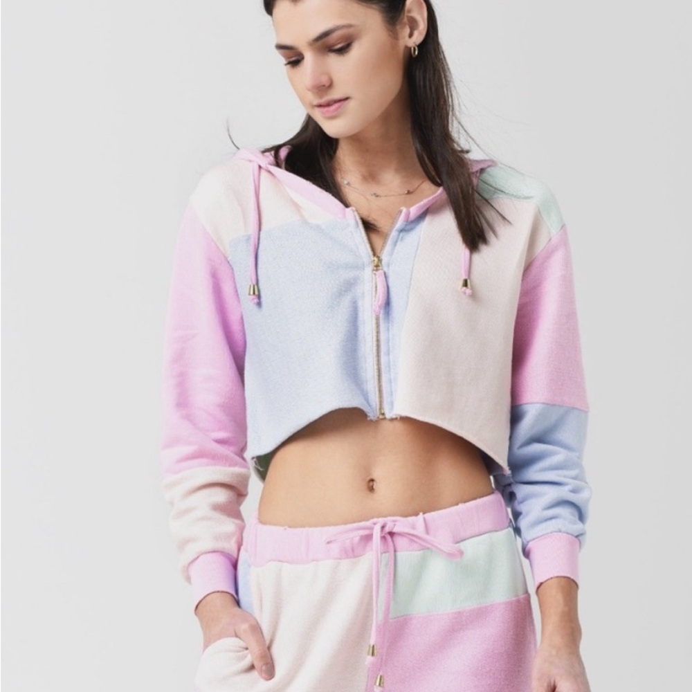 LoveShackFancy Color-Block Joggers - Picture 3 of 12